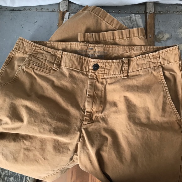 TWO pairs of Old Navy Khakis. Broken-in, slim fit. - Picture 3 of 12